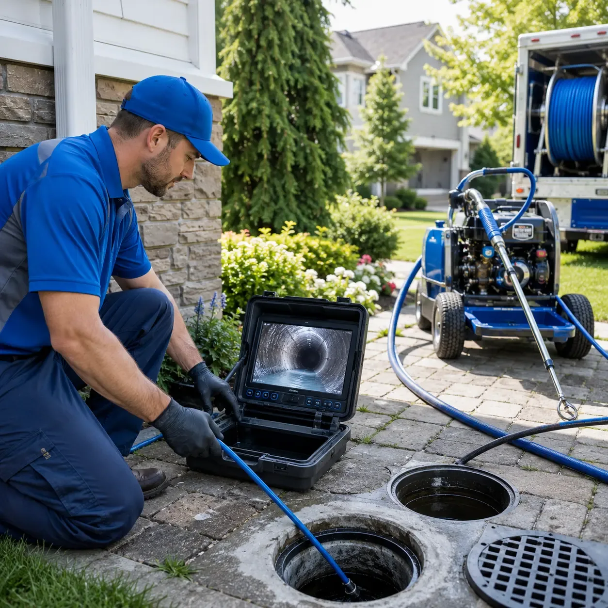Outdoor drain cleaning professionals serving Speonk, NY